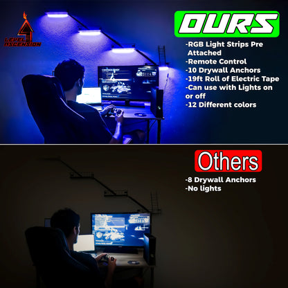 4-Tier LED Fire Escape Shelf